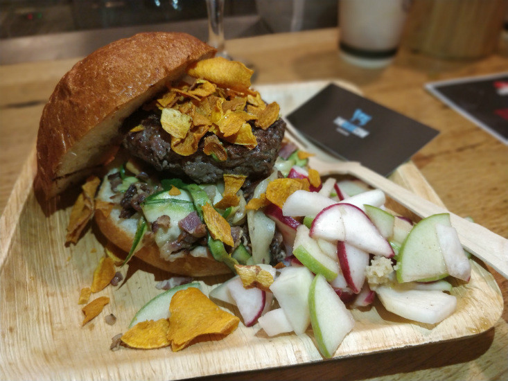 the underground burger - the blue cow